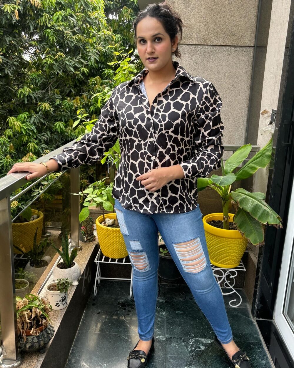 Black Snake Print Shirt🐍 - Image 3